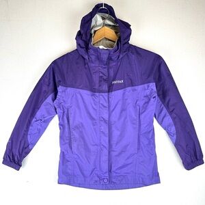 Marmot Rain Jacket Colorblock Lightweight Kids M